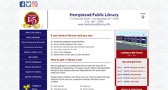 Desktop Screenshot of hempsteadlibrary.info